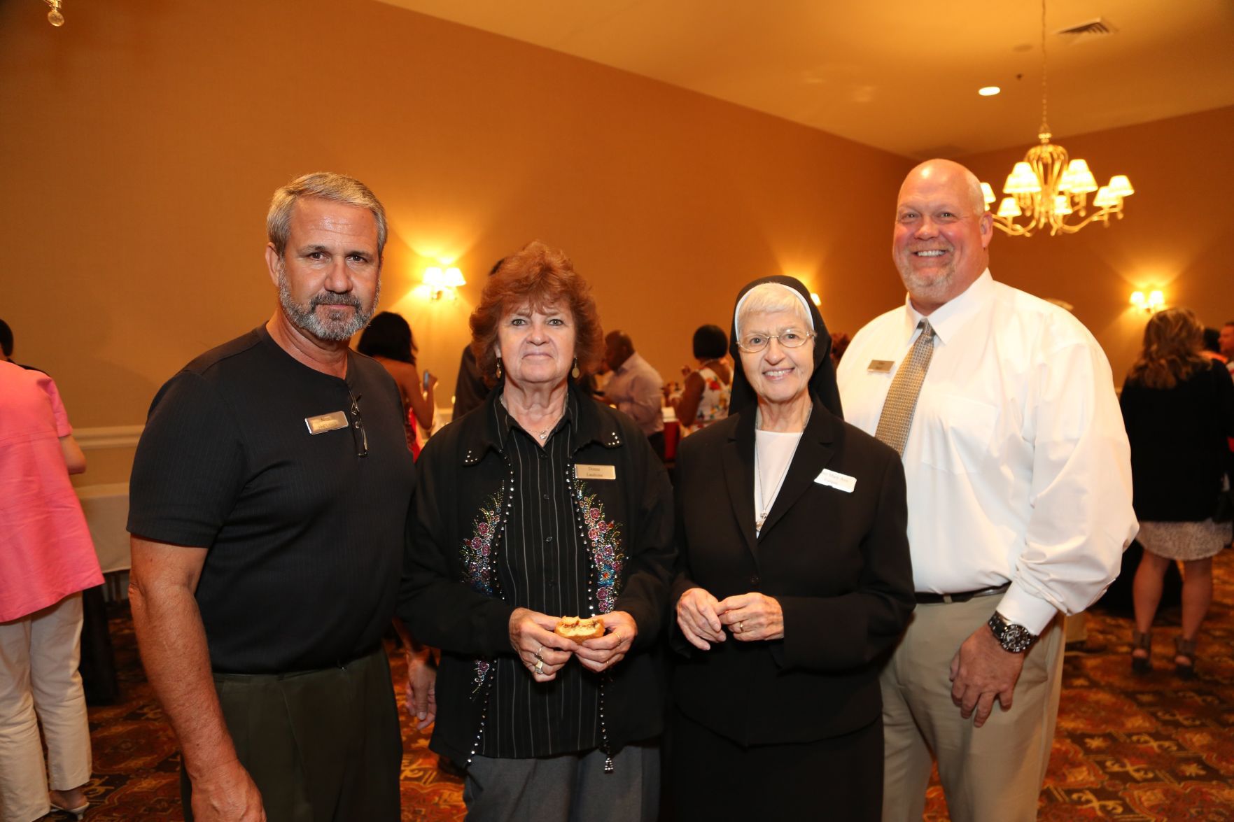 Allen McClellan, Donna Laudicina, Sister Mary Ann Eultgen, Mike Harrel